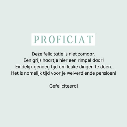 Felicitatiekaart humor man pensioen oud 67 jaar 3