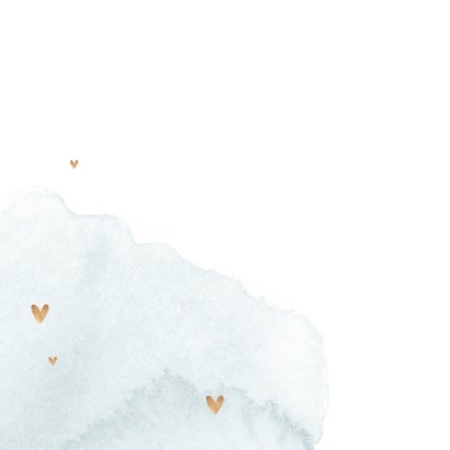 Felicitatiekaart huwelijk getrouwd wegwijzers goud confetti 2