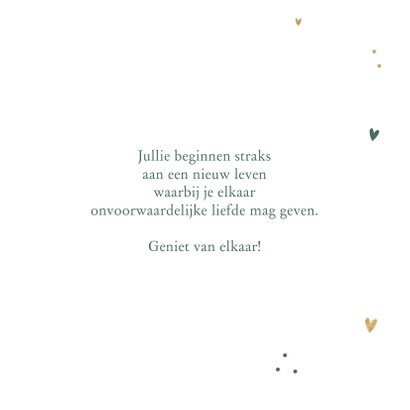 Felicitatiekaart huwelijk wedding wishes 3