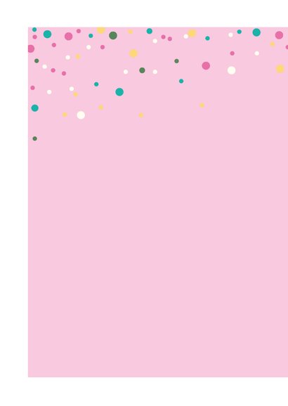 Felicitatiekaart - It's a girl - sparkling 2