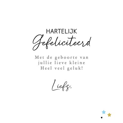 Felicitatiekaart jongen veertjes papier 3
