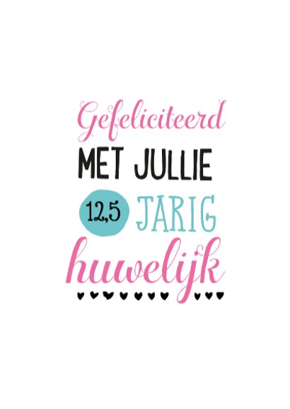 Felicitatiekaart Jubileum Kraft 3