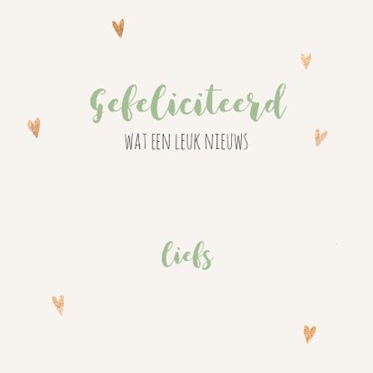 Felicitatiekaart kleinkind op komst - Regenboogjes 3