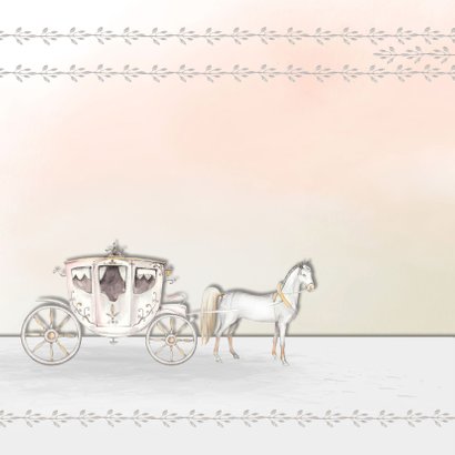 Felicitatiekaart koets 2