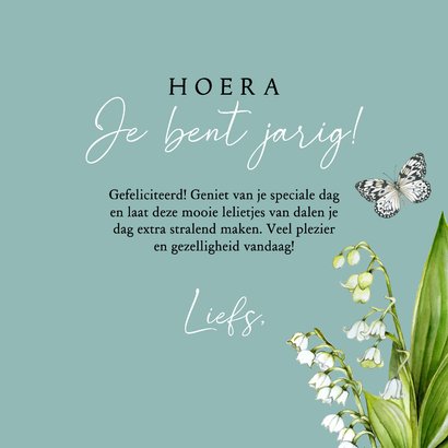 Felicitatiekaart lelietjes van dalen 3