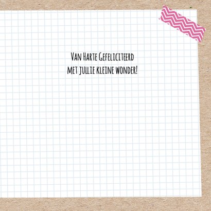 Felicitatiekaart lief en klein 3