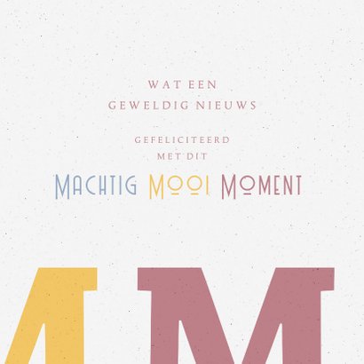 Felicitatiekaart Machtig Mooi Moment 3