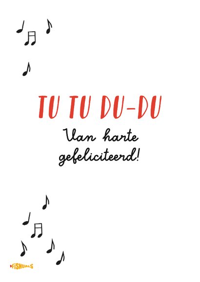 Felicitatiekaart met ba-na-na-na 2
