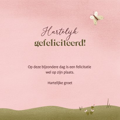 Felicitatiekaart met bloemen gieter en bloemzaadjes 3