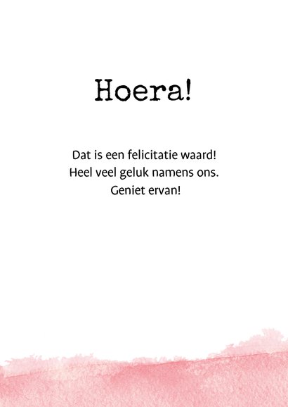 Felicitatiekaart met gouden confetti 3