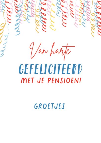 Felicitatiekaart met meneer in luie stoel 3