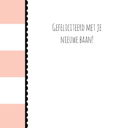 Felicitatiekaart met quote nieuwe baan 3