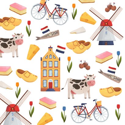 Felicitatiekaart naturalisatie Nederland ingeburgerd vrolijk 2