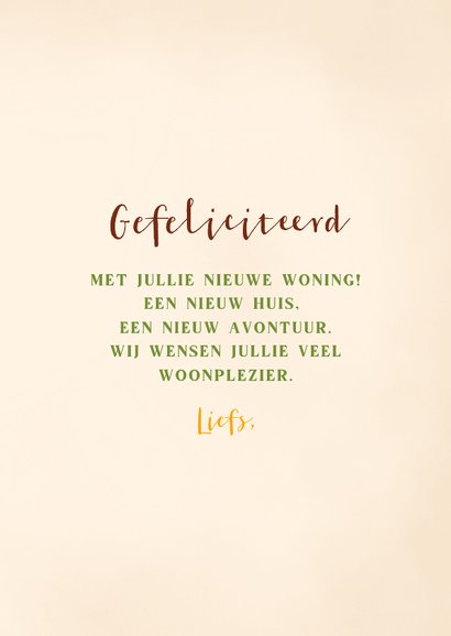 Felicitatiekaart nieuw stekkie met pannenkoekenplant 3