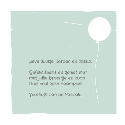 Felicitatiekaart Olli mint 3