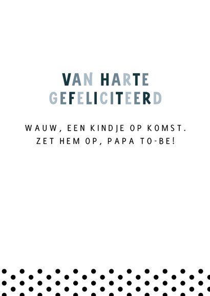 Felicitatiekaart papa to-be 3