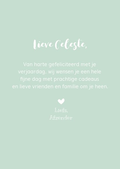 Felicitatiekaart pastel carrousel zwaan 3