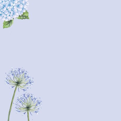 Felicitatiekaart pensioen hortensia hart 2