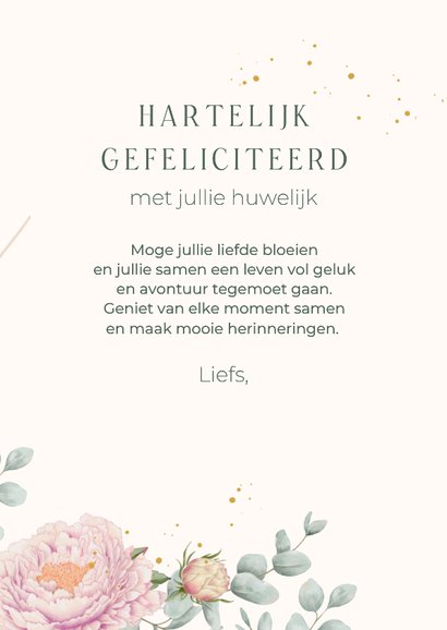 Felicitatiekaart pioenrozen en eucalyptus 3