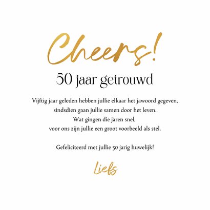 Felicitatiekaart pop the champagne proost cheers  3