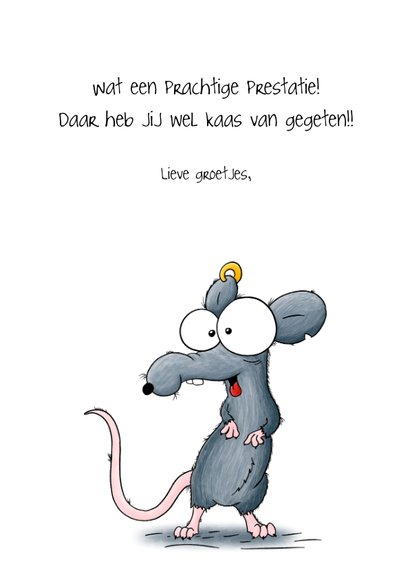 Felicitatiekaart rat - Congratulations! 3