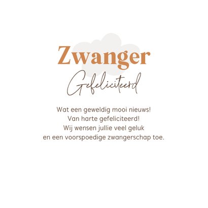 Felicitatiekaart regenboogje hartjes zwanger gefeliciteerd 3