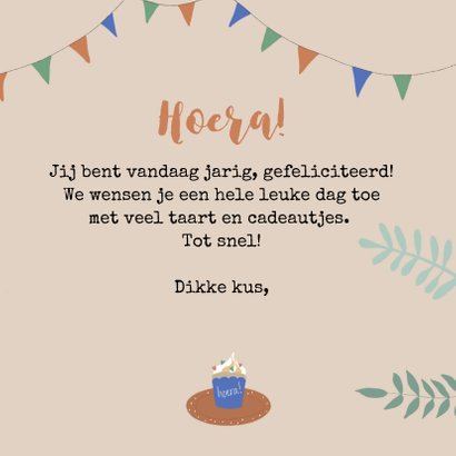 Felicitatiekaart reptiel viert feest 3