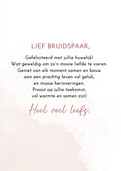 Felicitatiekaart romantisch boeket 3