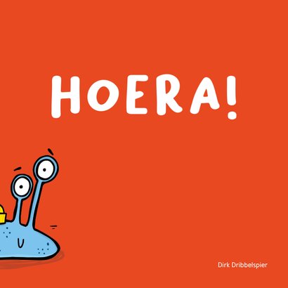 Felicitatiekaart slak verhuisd 2