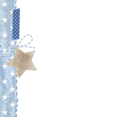 Felicitatiekaart Spijkerstof 2