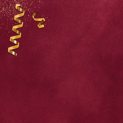 Felicitatiekaart trouwdag 40 jaar serpentine 2