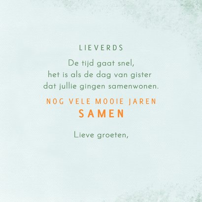 Felicitatiekaart vaasjes met stippen vol kleurige krokussen 3