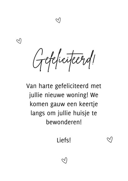 Felicitatiekaart - Verhuis de liefde met je mee 3