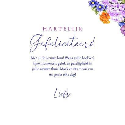 Felicitatiekaart verhuizen vogelhuisje 3