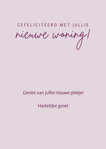 Felicitatiekaart voor nieuwe woning met bijbeltekst 3