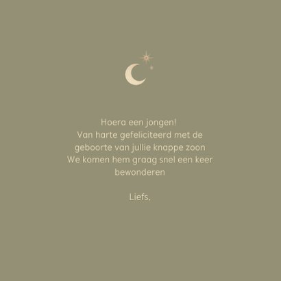 Felicitatiekaart, Wauw een kleine jongen! 3