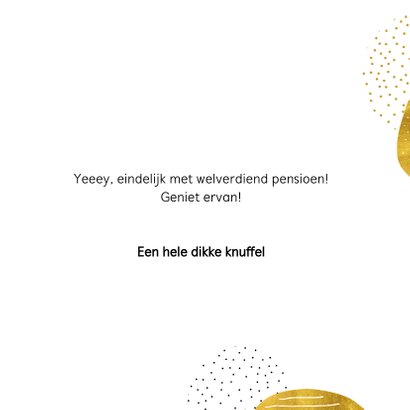 Felicitatiekaart welverdiend pensioen 3