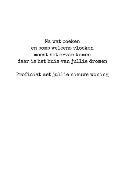 Felicitatiekaart woning verf 3