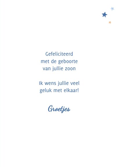 Felicitatiekaart zoon raket blauw 3