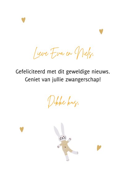 Felicitatiekaart zwanger muziekmobiel 3