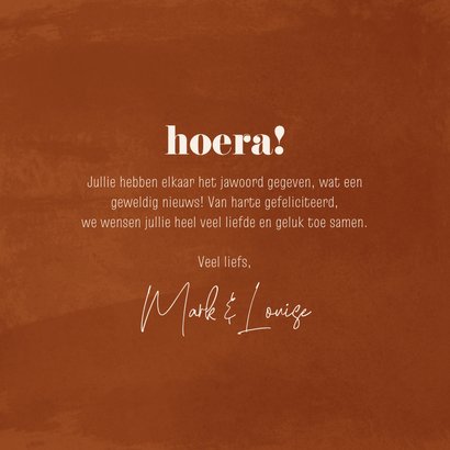 Felicitatiekaartje drie foto's veel geluk samen 3