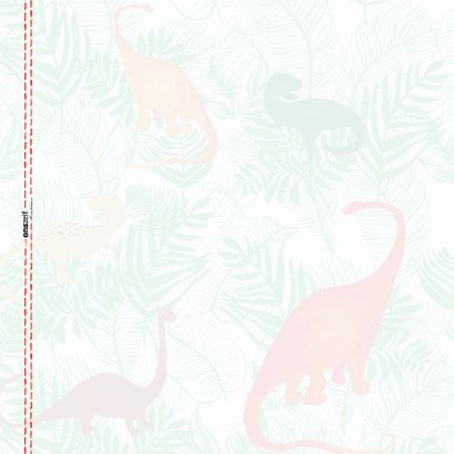 Felicitatiekaartje geboorte Dino 2
