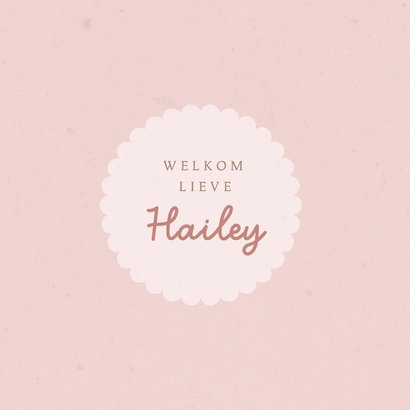 Felicitatiekaartje geboorte meisje unicorn 2