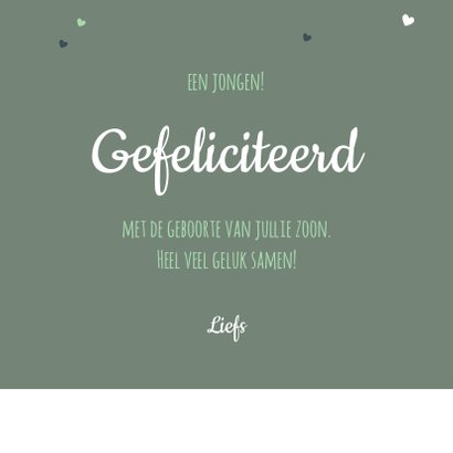 Felicitatiekaartje olifantje met hartjes 3
