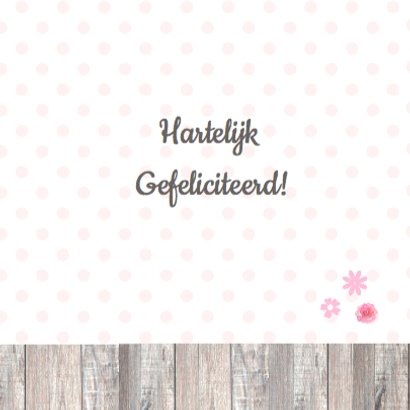 Felicititatie geboorte uiltje 3