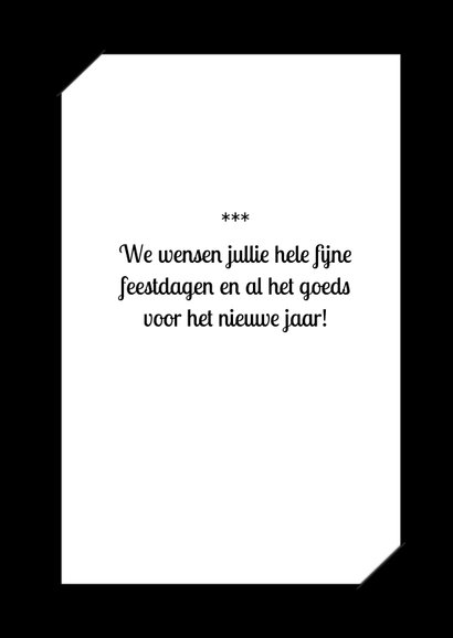 Fijne feestdagen letters wit 3