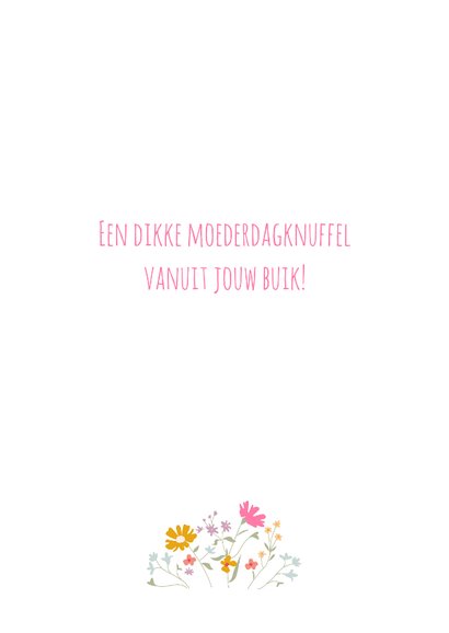 Fijne Moederdagkaart met slapende baby 3