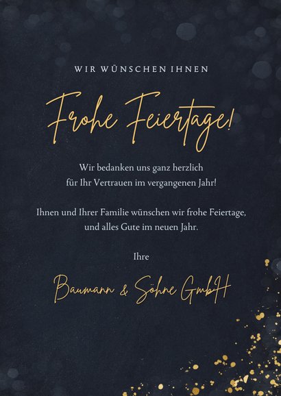Firmen-Weihnachtskarte Papierbaum 3