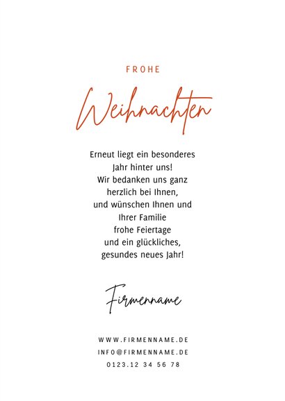 Firmen-Weihnachtskarte 'Prost auf Distanz' 3