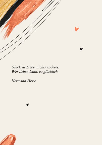 Foto-Dankeskarte Hochzeitsjubiläum grafisch modern 2